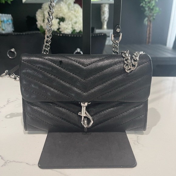 Rebecca Minkoff Black Quilted Crossbody Bag - Picture 7 of 7